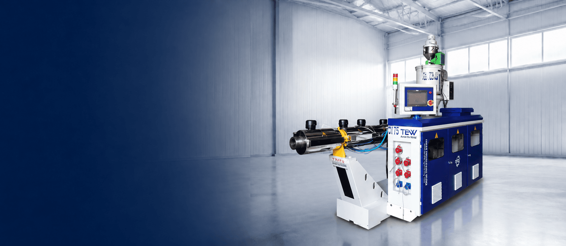 Single Screw Extruder for Reliable Pipe Production
