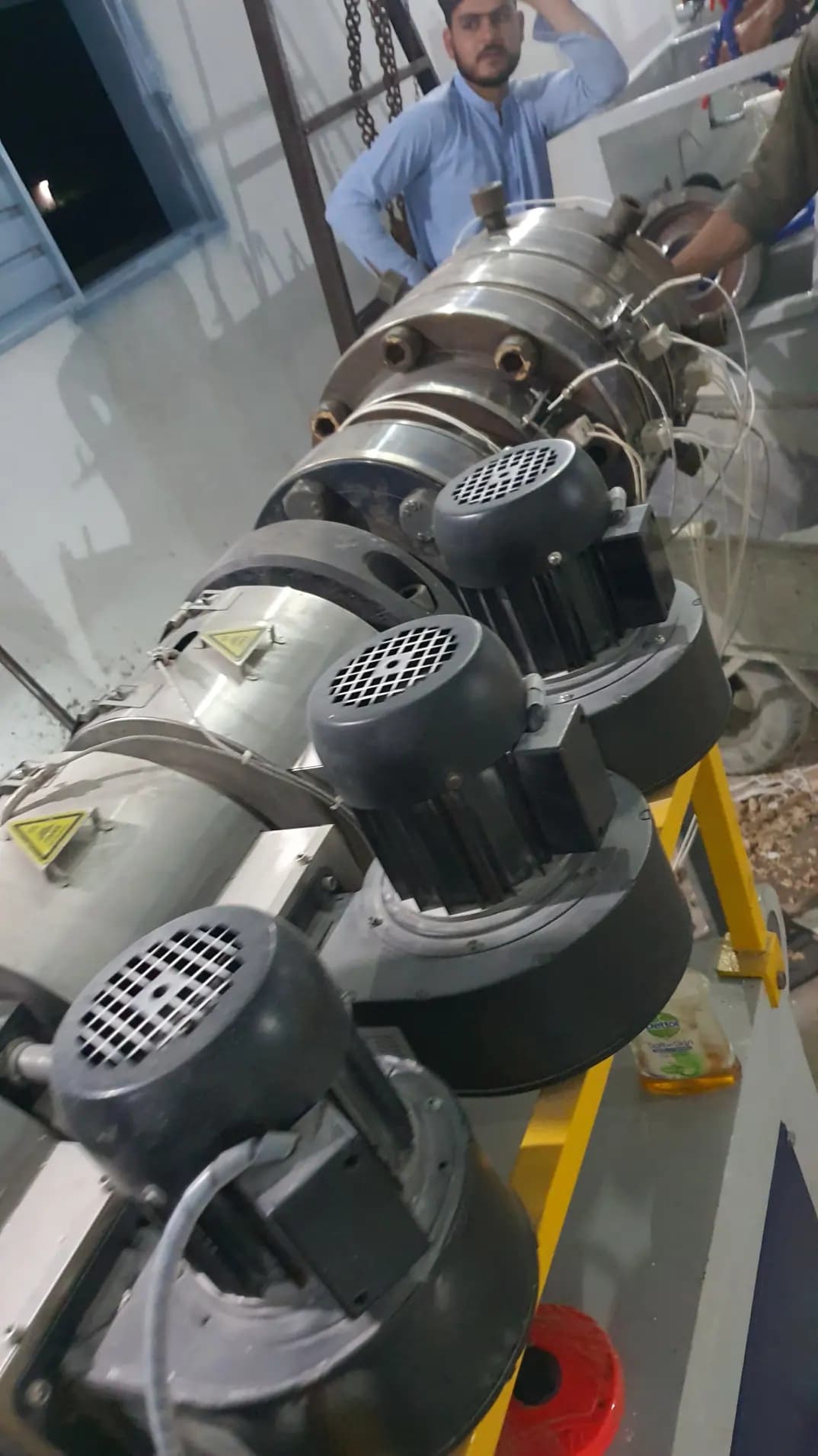 Conical PLC Pipe Extrusion Line Installation – Swat gallery image 5