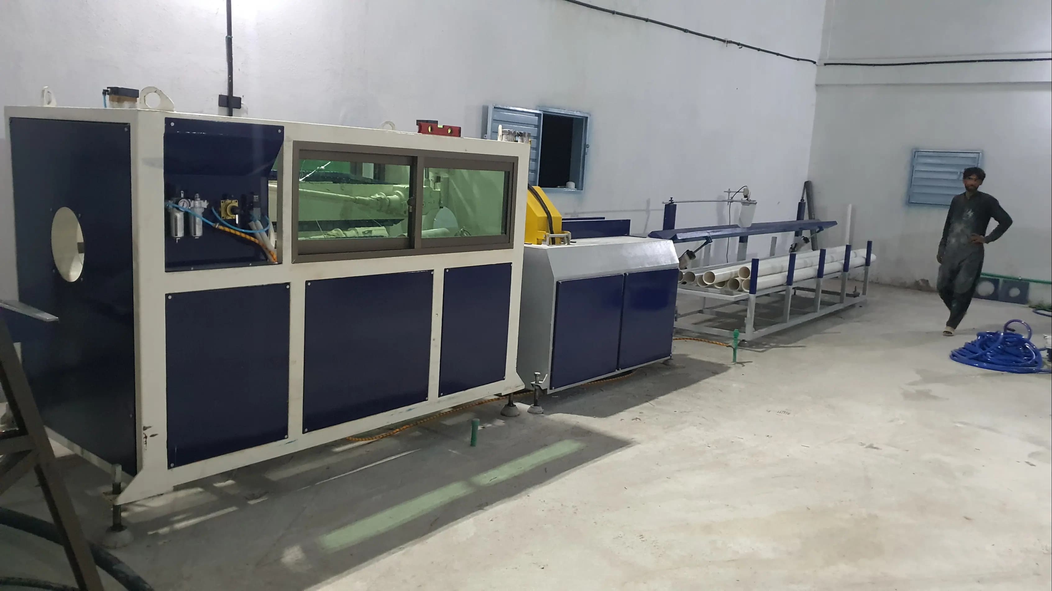 Conical PLC Pipe Extrusion Line Installation – Swat gallery image 8