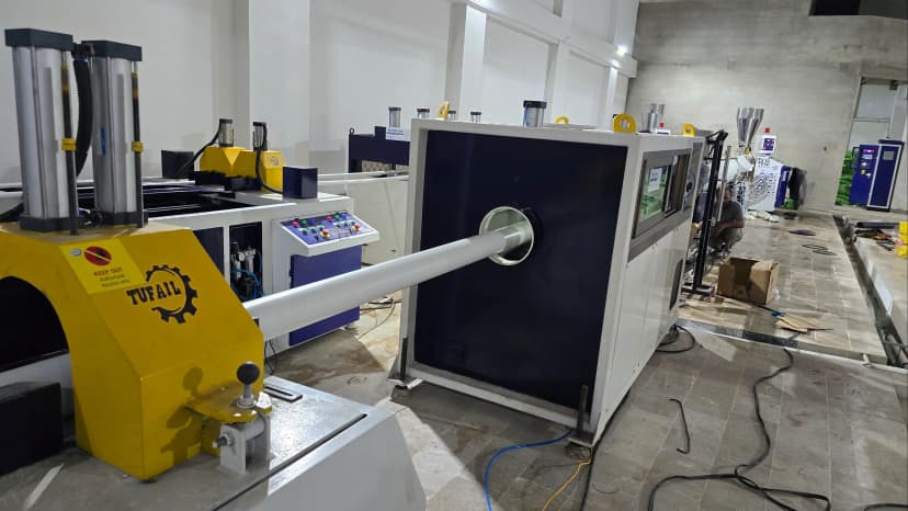 UPVC pipe extrusion line installation in Karachi