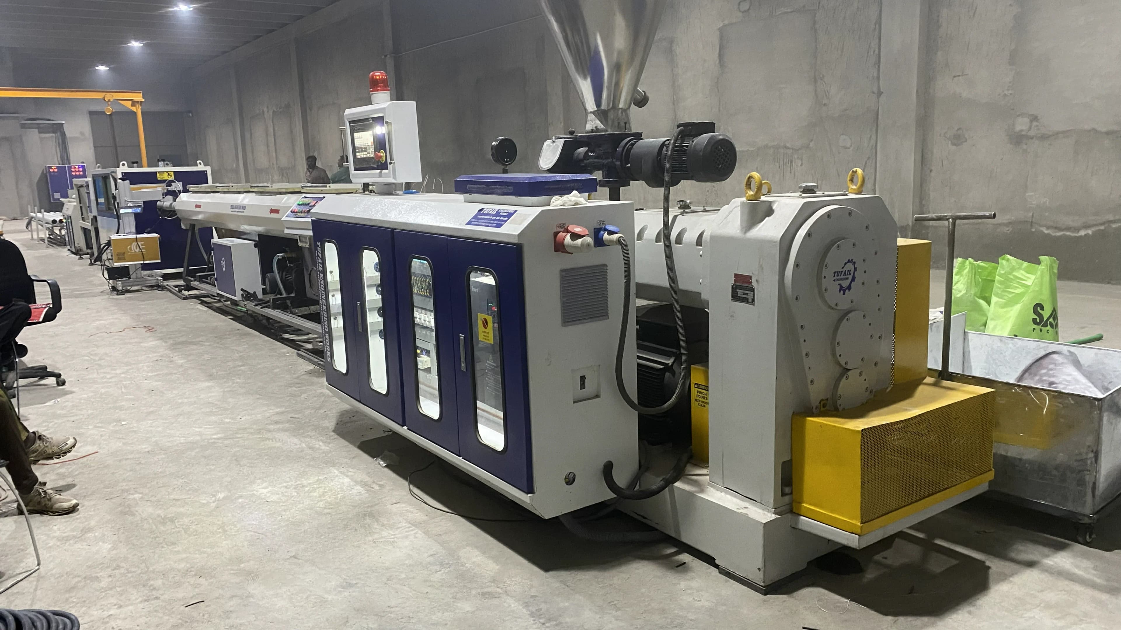 UPVC Dura Max pipe extrusion line project