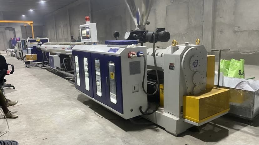 UPVC Dura Max pipe extrusion line project